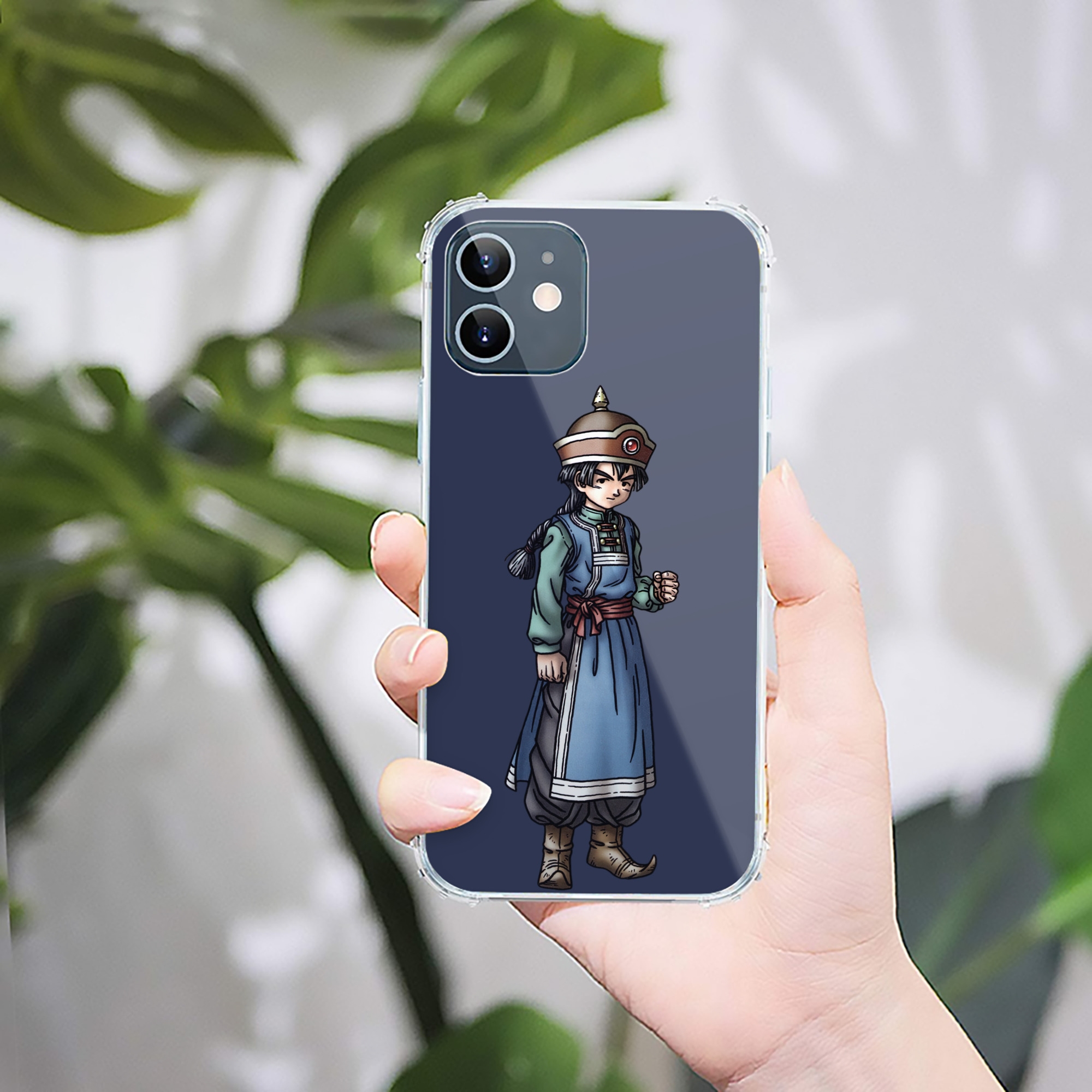 （画像用） ドラゴンクエスト Doragon Kuesuto Dragon Quest 【iPhone 12シリーズ対応】透明スマホケース（クリアソフトケース）